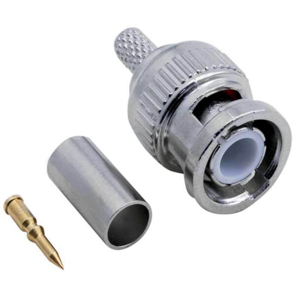 BNC Fiş Erkek Sıkmalı Konnektör RG 58 Tip