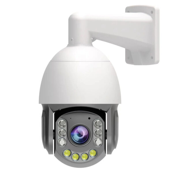 5 MP 30X 4 adet IR LED+ 4 Warm Light+ 2 laser LED PTZ Speedome Kamera AV-IP7530R