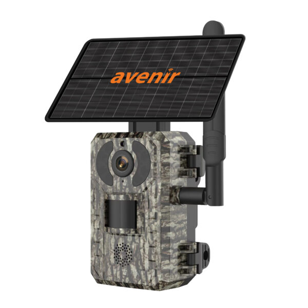 AV-S440H 4MP 3.6mm Lens 4G Solar Fotokapan Kamera Ubox App Hareket Algılama